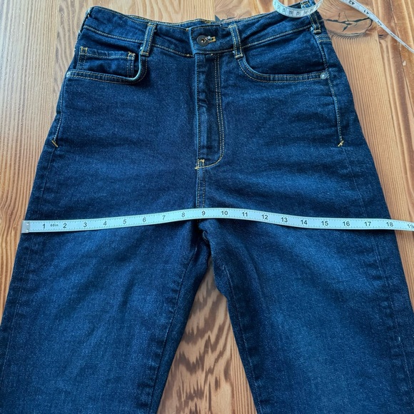 Anthropologie Pilcro Split Straight High Rise Jeans - Picture 13 of 15